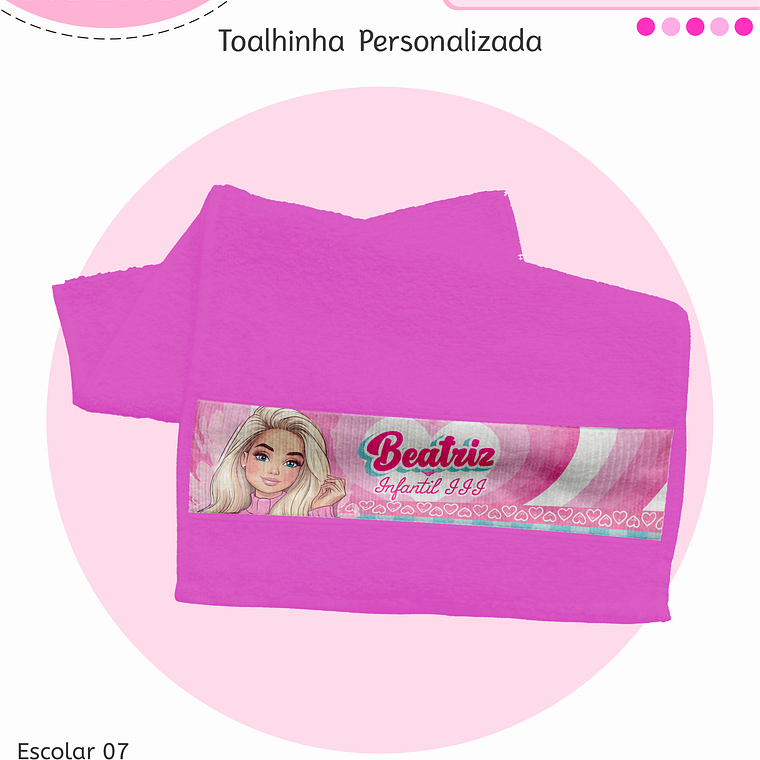 Arquivo Encadernação Kit Escolar - Barbie 6