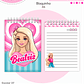 Arquivo Encadernação Kit Escolar - Barbie - Thumbnail 11