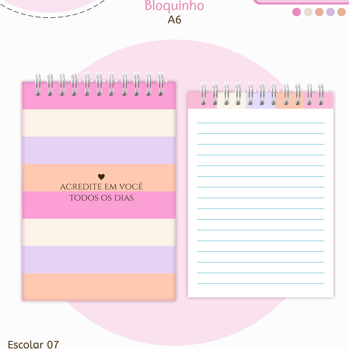 Arquivo Encadernação Kit Escolar - Teen Frases 2