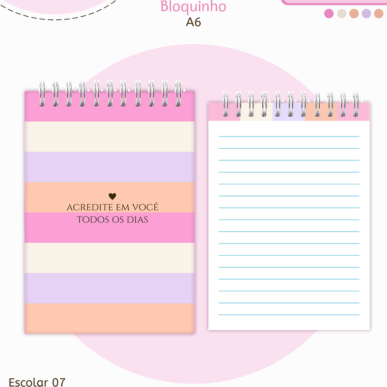 Arquivo Encadernação Kit Escolar - Teen Frases 2