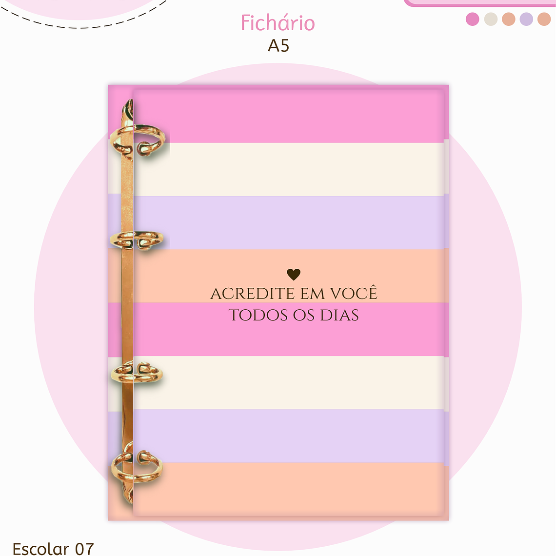 Arquivo Encadernação Kit Escolar - Teen Frases 3