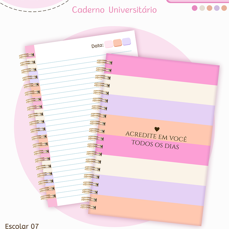 Arquivo Encadernação Kit Escolar - Teen Frases 7