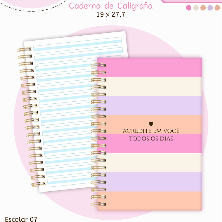 Arquivo Encadernação Kit Escolar - Teen Frases 8