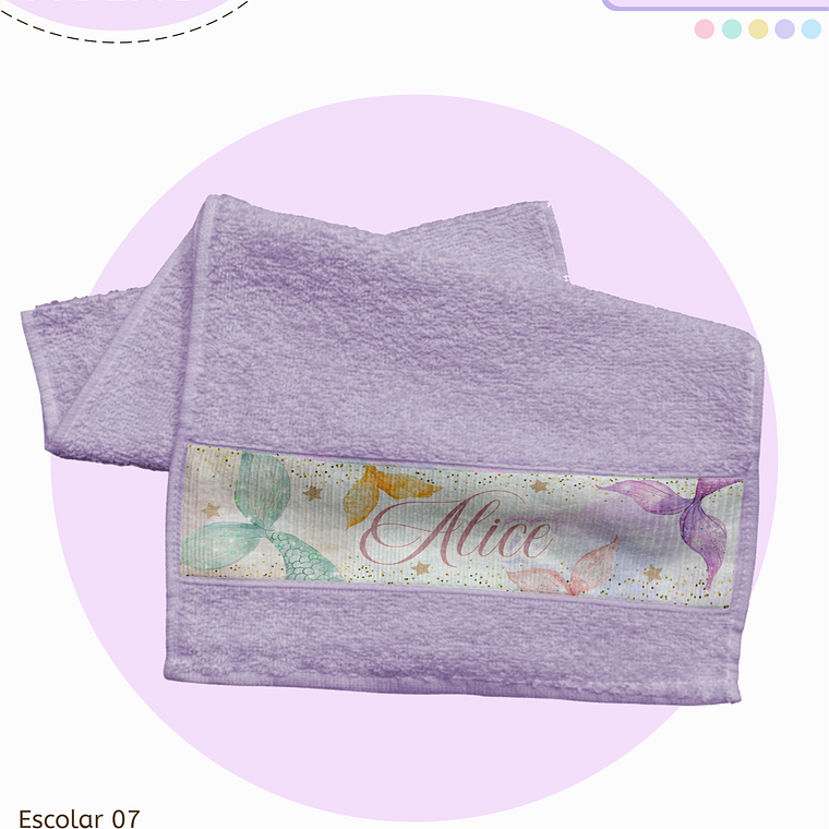 Arquivo Encadernação Kit Escolar - Sereia 12