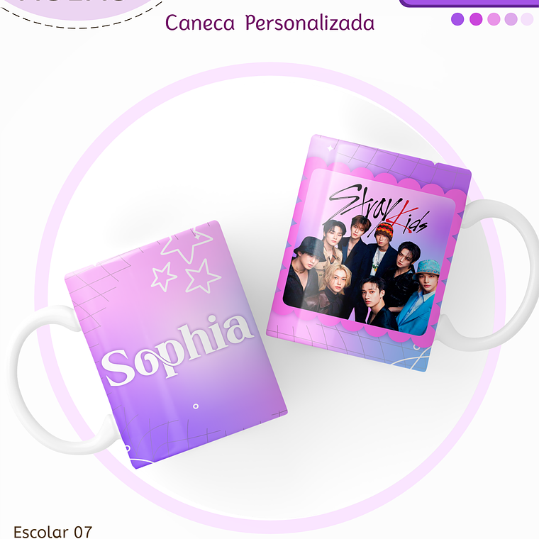 Arquivo Encadernação Kit Escolar - Stray kids 3