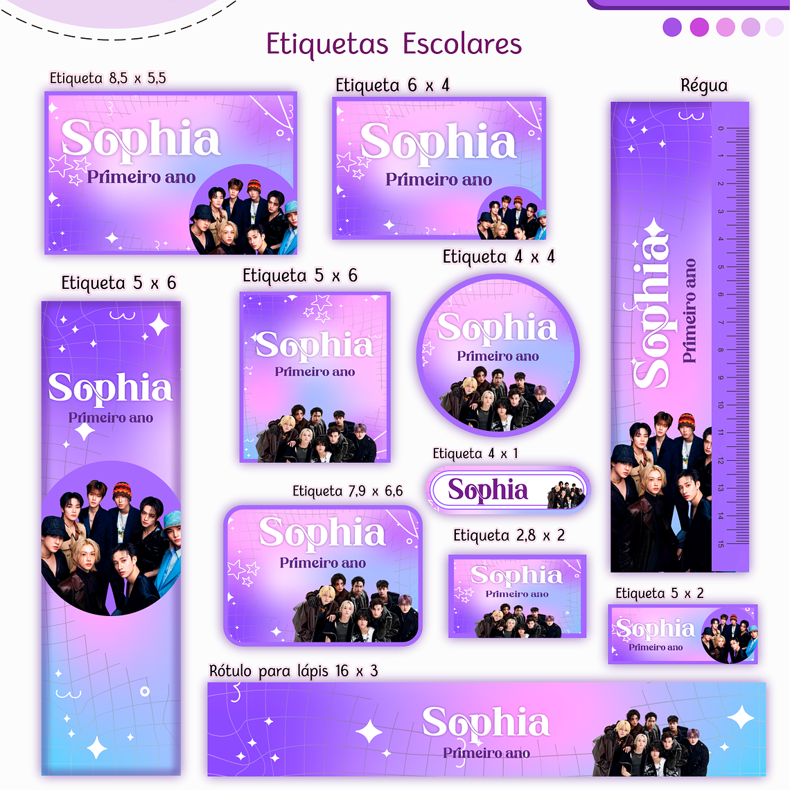 Arquivo Encadernação Kit Escolar - Stray kids 5