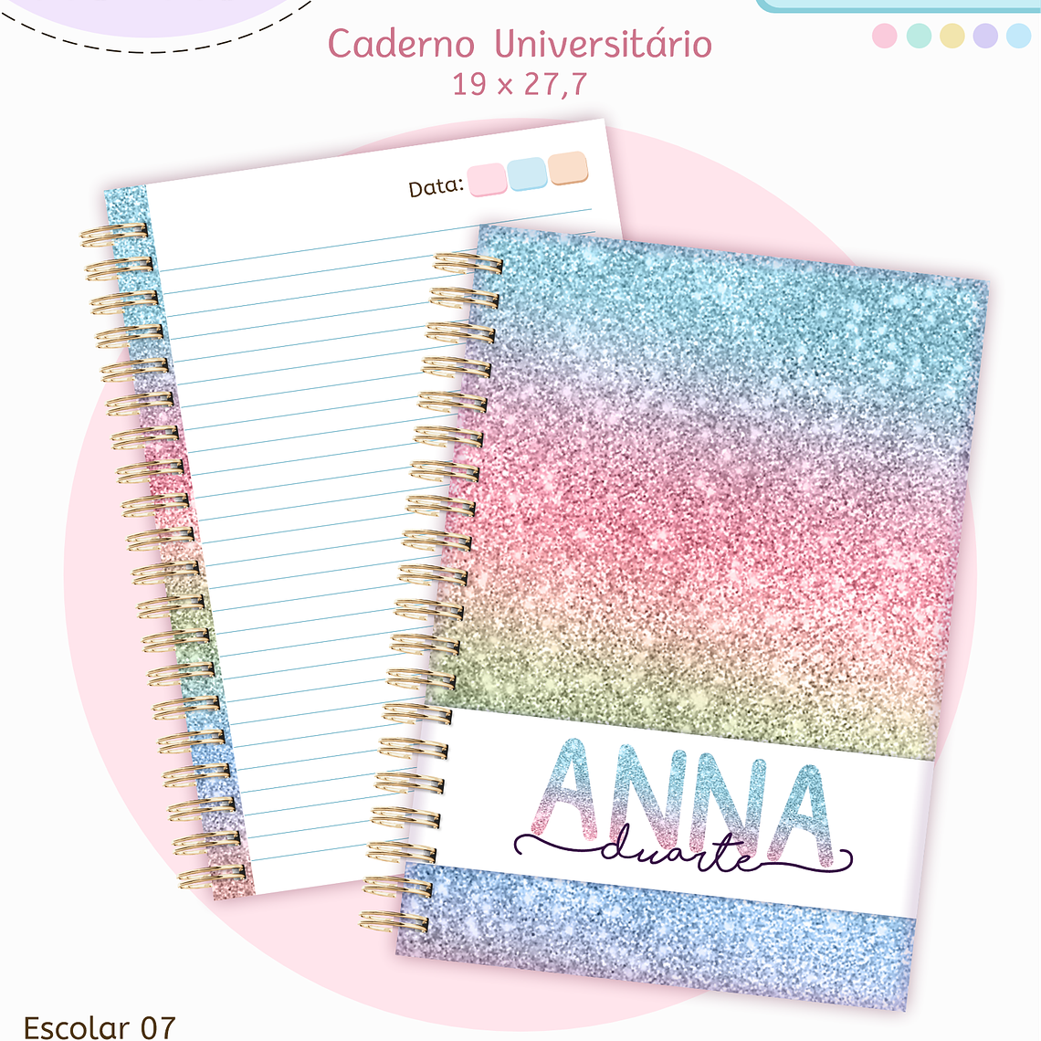 Arquivo Encadernação Kit Escolar - Teen 5