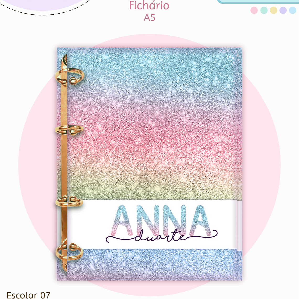 Arquivo Encadernação Kit Escolar - Teen 6