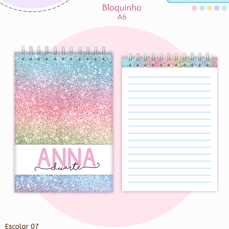 Arquivo Encadernação Kit Escolar - Teen 7