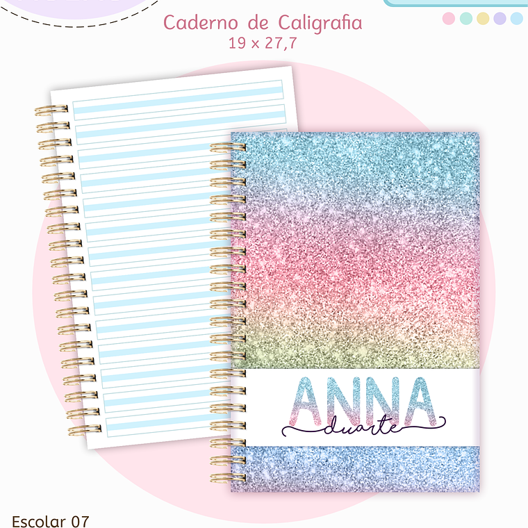 Arquivo Encadernação Kit Escolar - Teen 8
