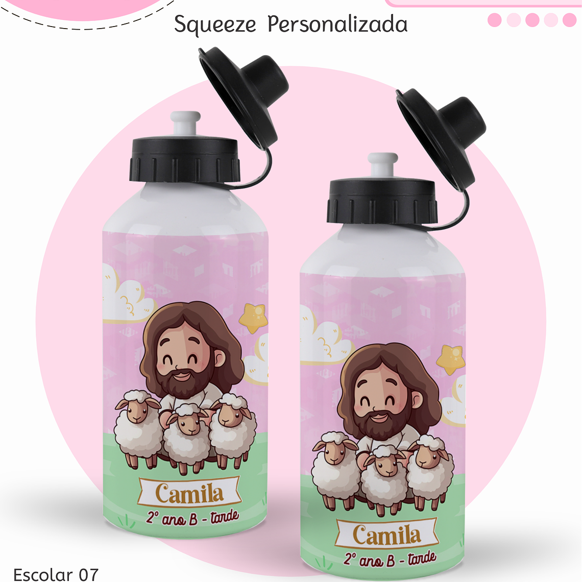Arquivo Encadernação Kit Escolar - Cristão Menina 8