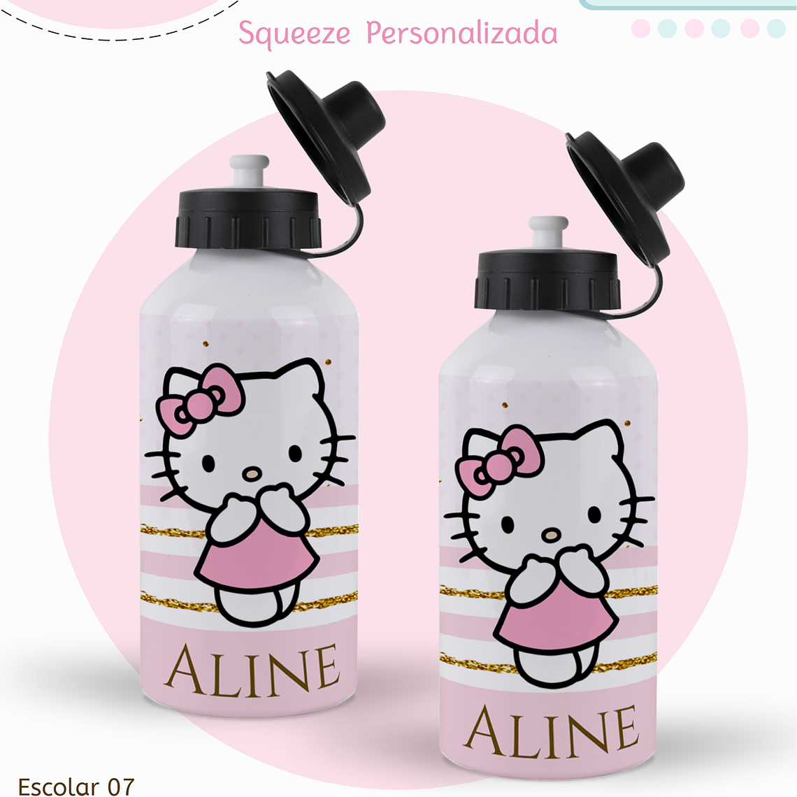 Arquivo Encadernação Kit Escolar - Hello Kitty 13