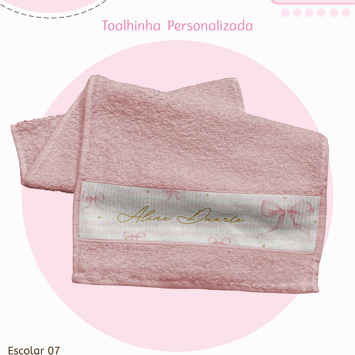 Arquivo Encadernação Kit Escolar - Laços 9