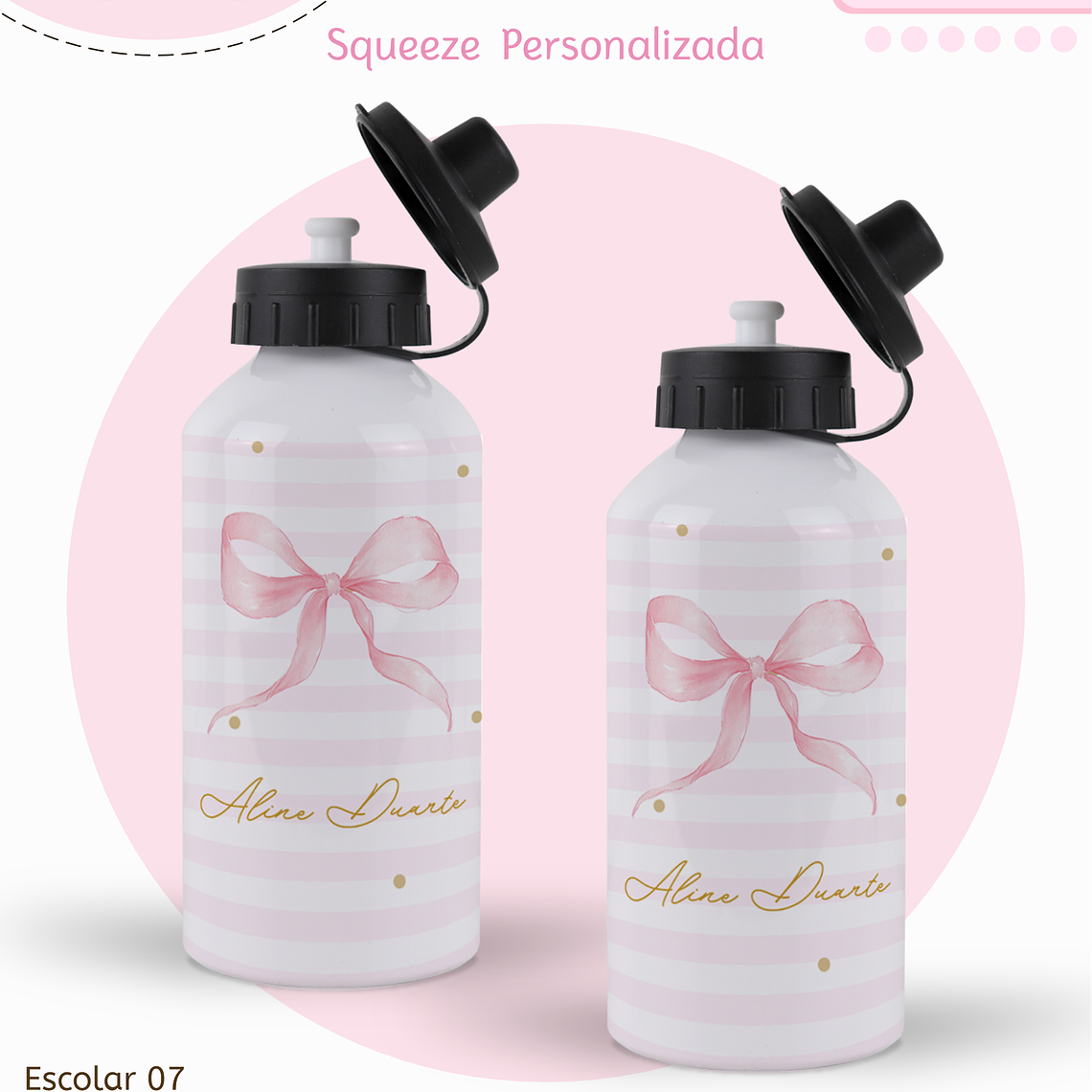 Arquivo Encadernação Kit Escolar - Laços 10