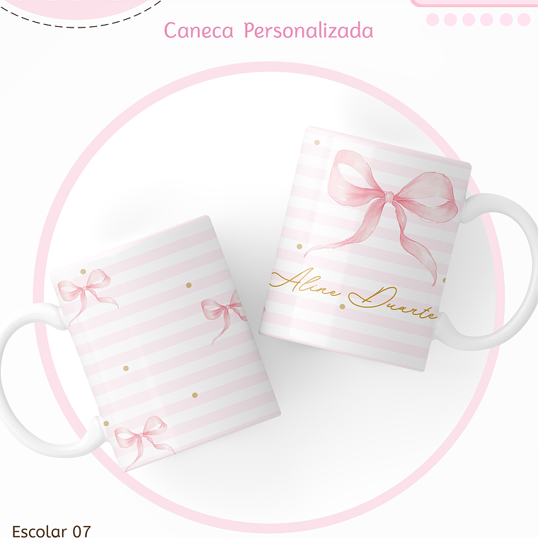 Arquivo Encadernação Kit Escolar - Laços 11