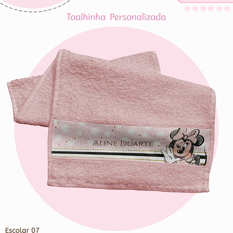 Arquivo Encadernação Kit Escolar - Minnie 11