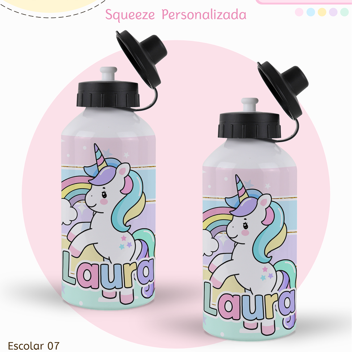 Arquivo Encadernação Kit Escolar - Unicórnio 12