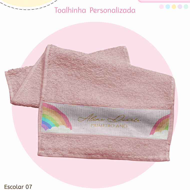 Arquivo Encadernação Kit Escolar - Arco-íris 13