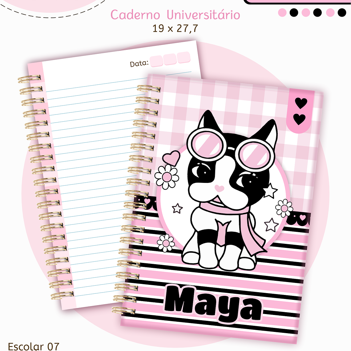 Arquivo Encadernação Kit Escolar - Rebecca Bonbon 3