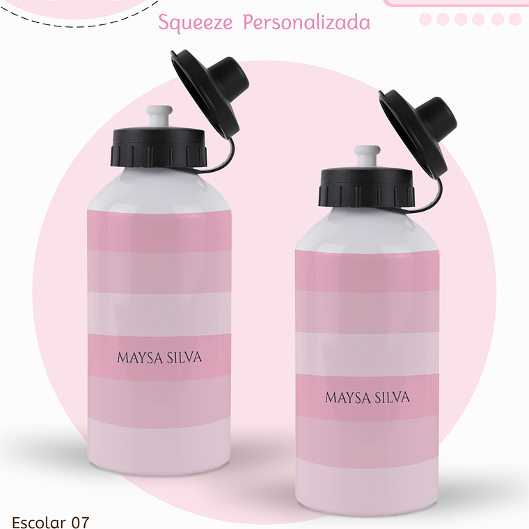 Arquivo Encadernação Kit Escolar - Rosa Neutro 11