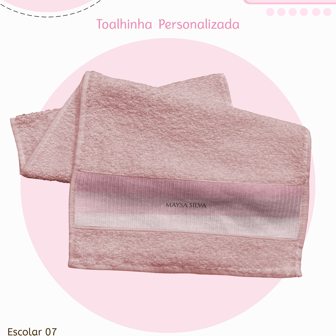 Arquivo Encadernação Kit Escolar - Rosa Neutro 12