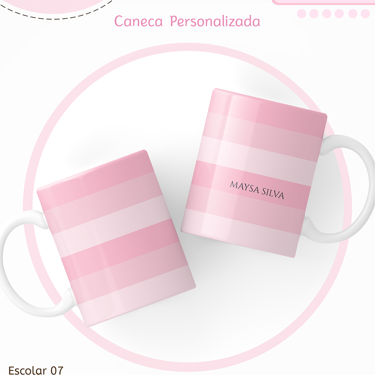 Arquivo Encadernação Kit Escolar - Rosa Neutro 13