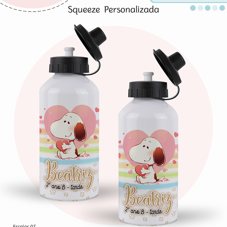 Arquivo Encadernação Kit Escolar - Snoopy 11