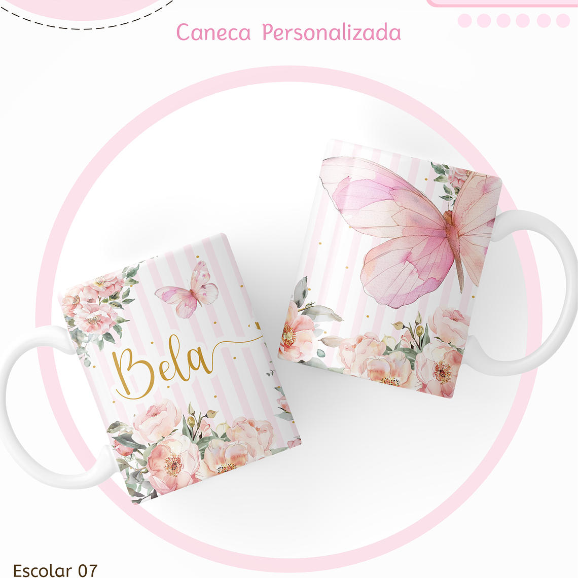 Arquivo Encadernação Kit Escolar - Borboletas 8