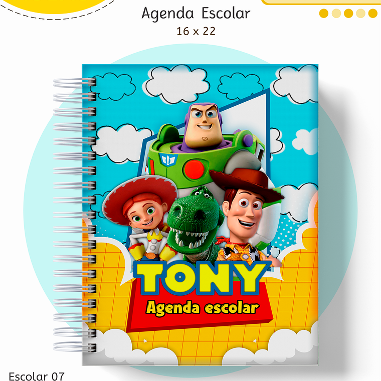 Arquivo Encadernação Kit Escolar - Toy Story 13