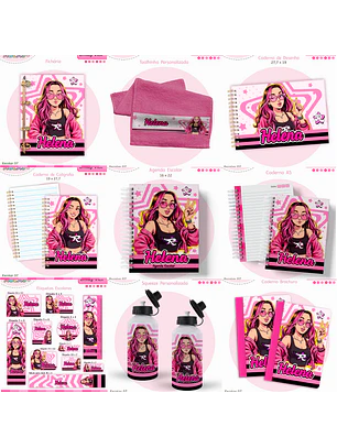 Arquivo Encadernação Kit Escolar - Emilly Vick