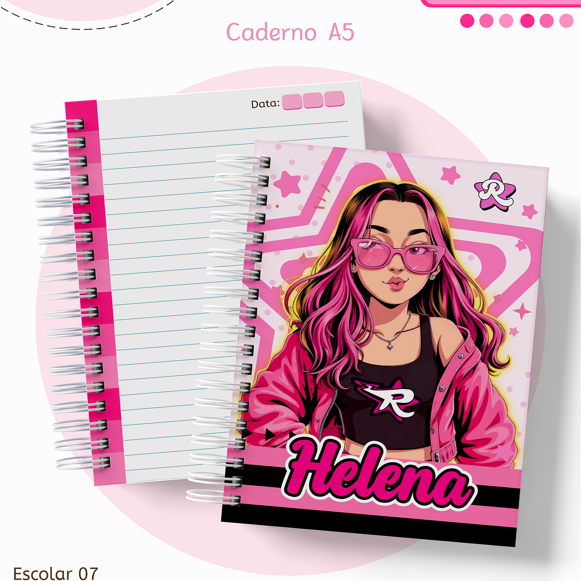 Arquivo Encadernação Kit Escolar - Emilly Vick 2