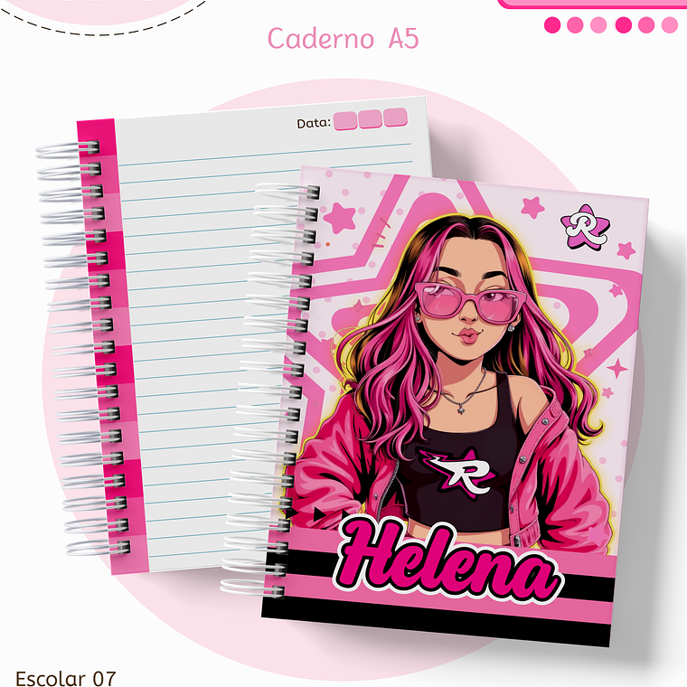 Arquivo Encadernação Kit Escolar - Emilly Vick 2