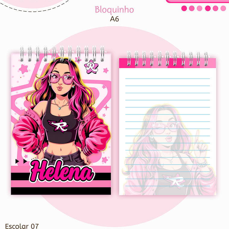 Arquivo Encadernação Kit Escolar - Emilly Vick 3