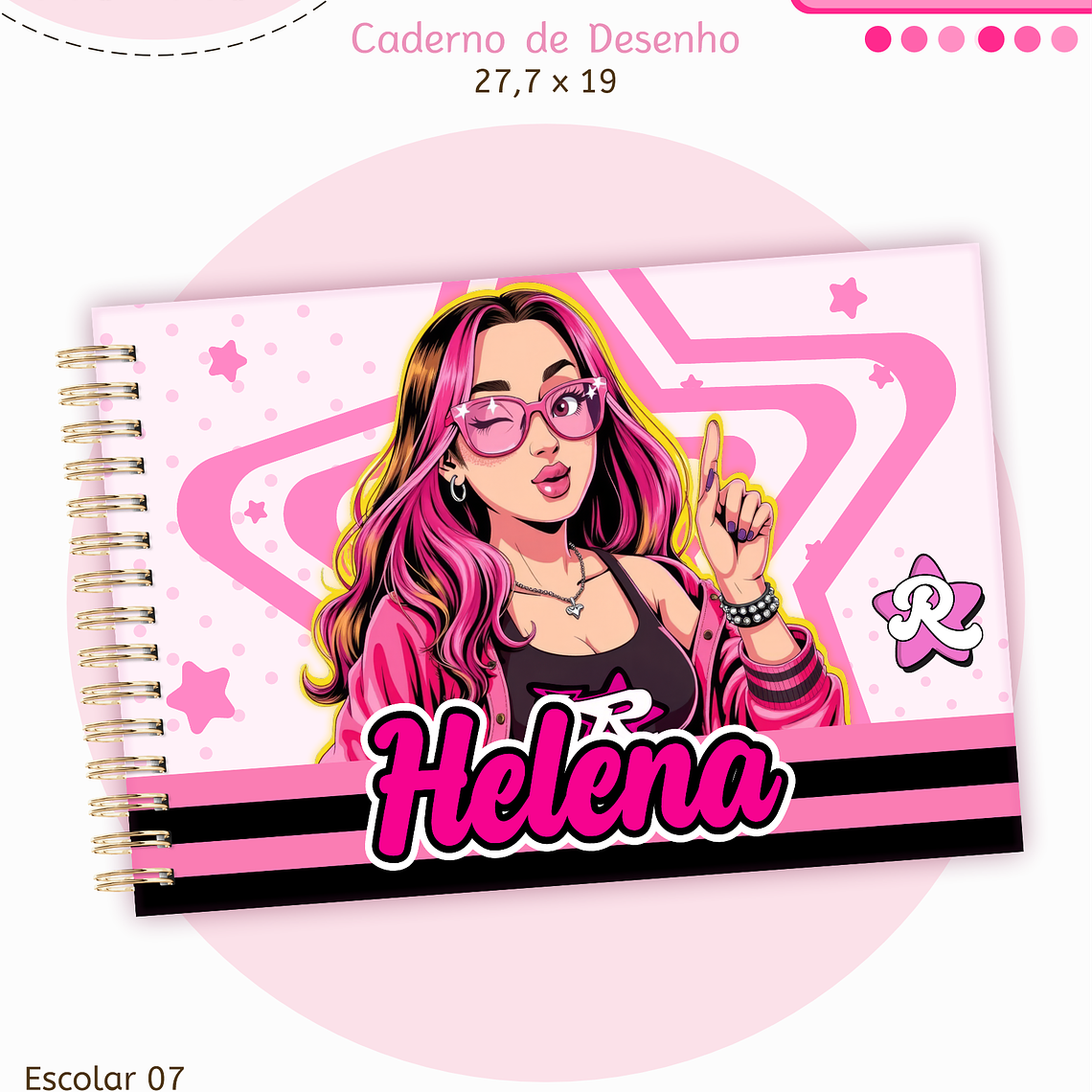 Arquivo Encadernação Kit Escolar - Emilly Vick 6