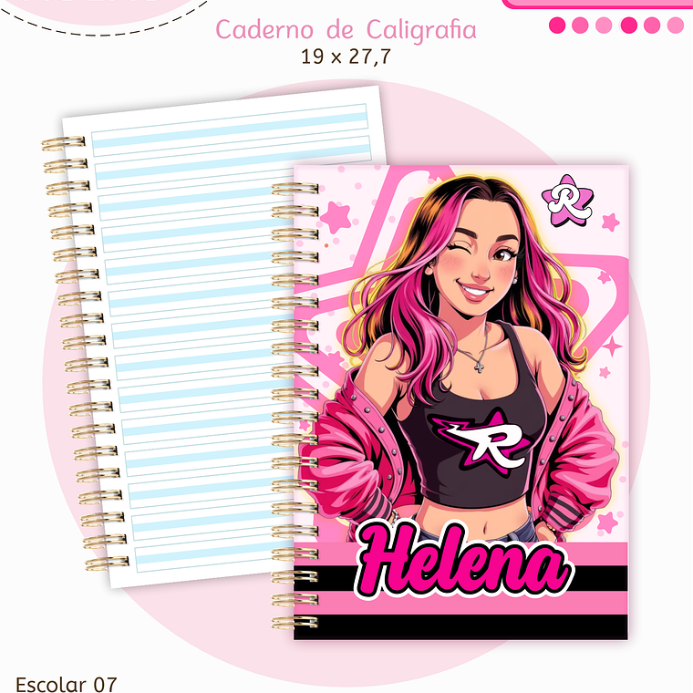 Arquivo Encadernação Kit Escolar - Emilly Vick 10