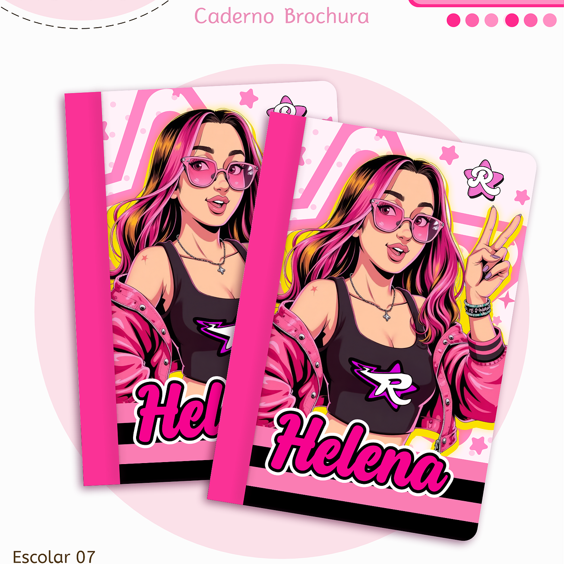 Arquivo Encadernação Kit Escolar - Emilly Vick 12