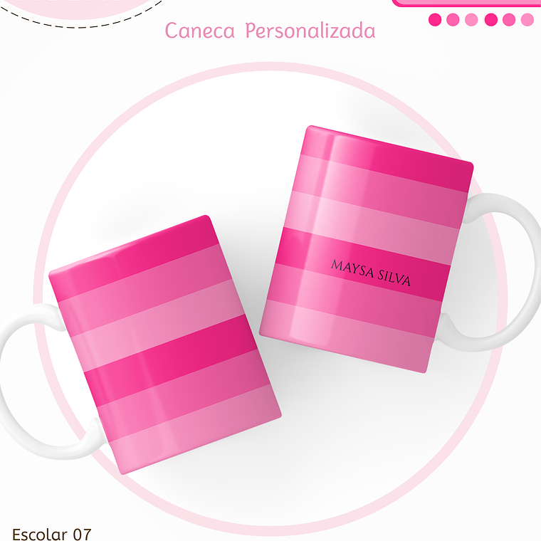 Arquivo Encadernação Kit Escolar - Pink Neutro 8