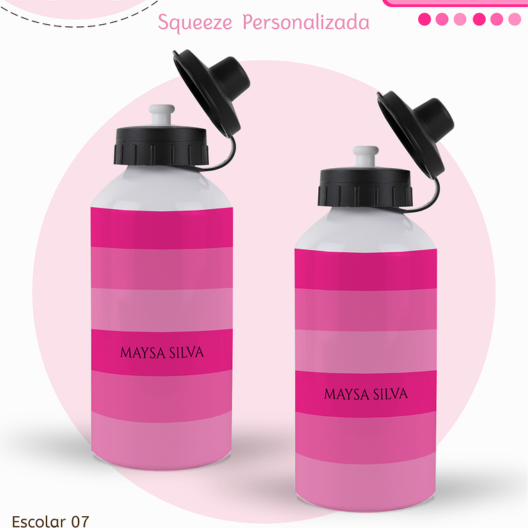 Arquivo Encadernação Kit Escolar - Pink Neutro 10