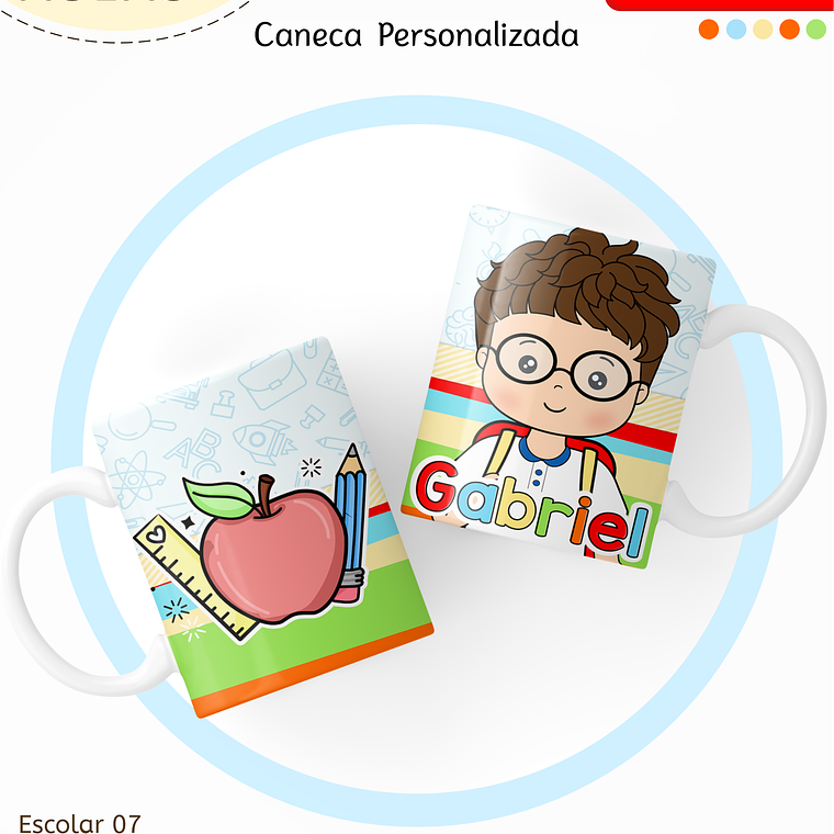 Arquivo Encadernação Kit Escolar - Aluninhos 7