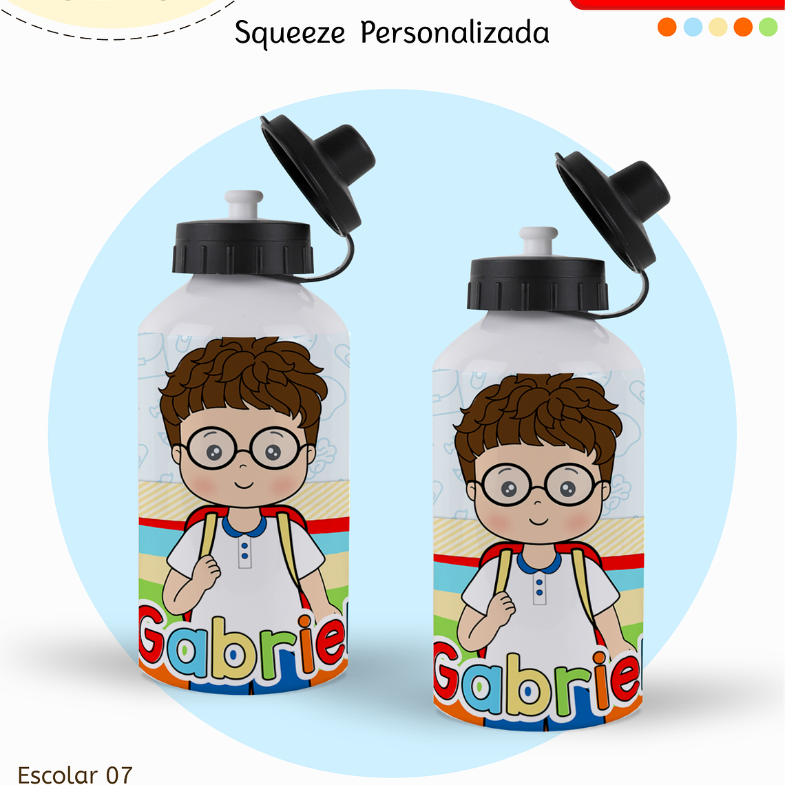 Arquivo Encadernação Kit Escolar - Aluninhos 14