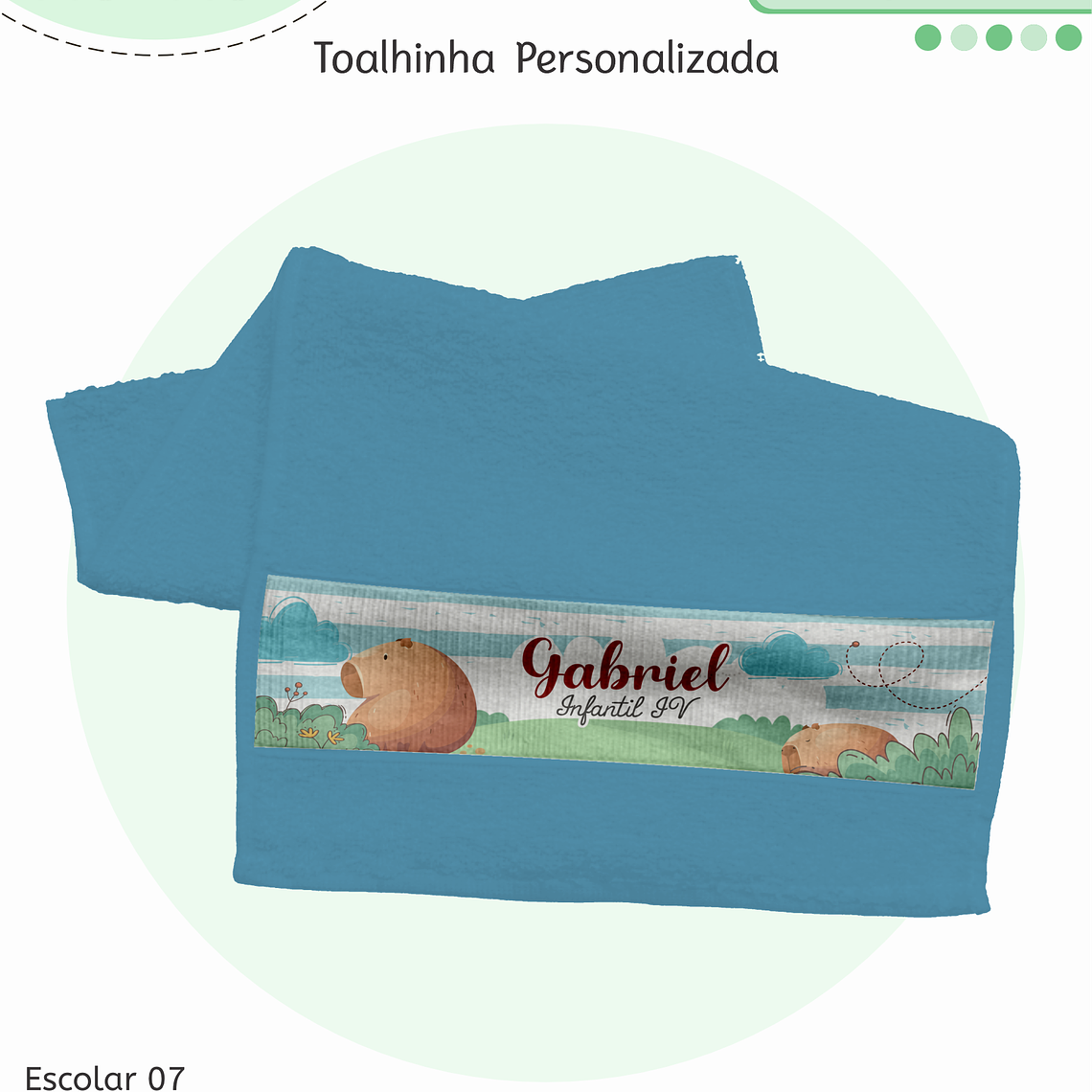 Arquivo Encadernação Kit Escolar - Capivara 7