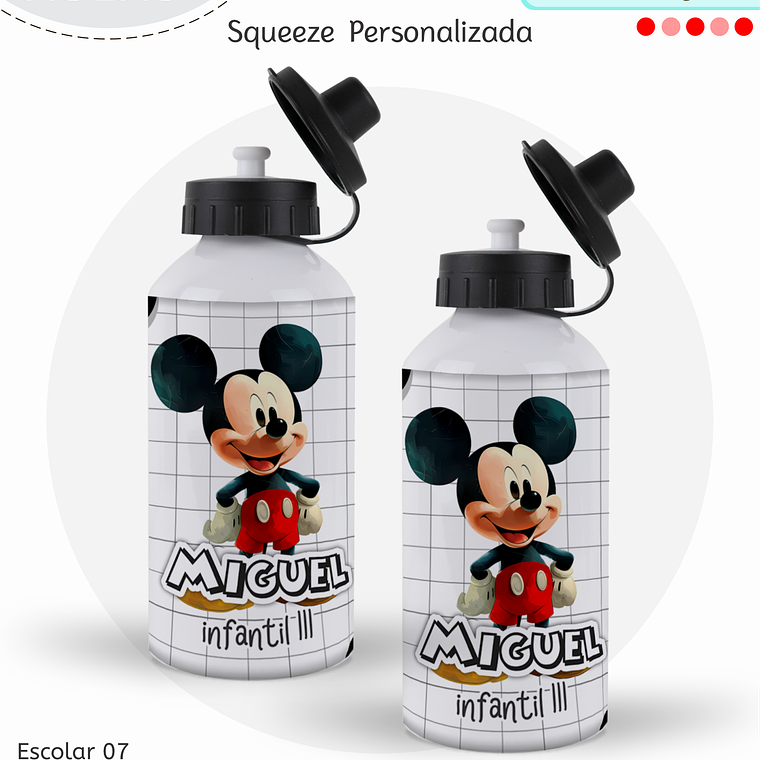 Arquivo Encadernação Kit Escolar - Mickey 9