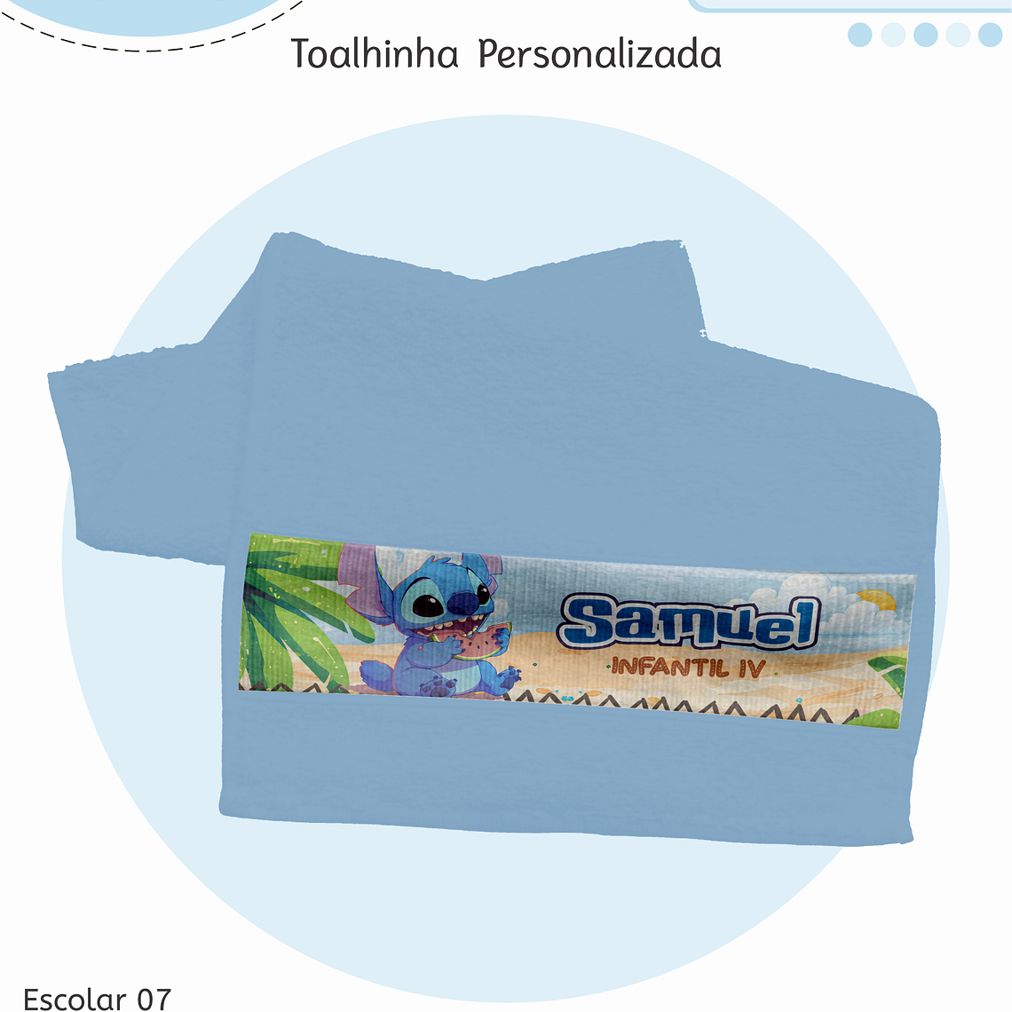Arquivo Encadernação Kit Escolar - Stitch 9