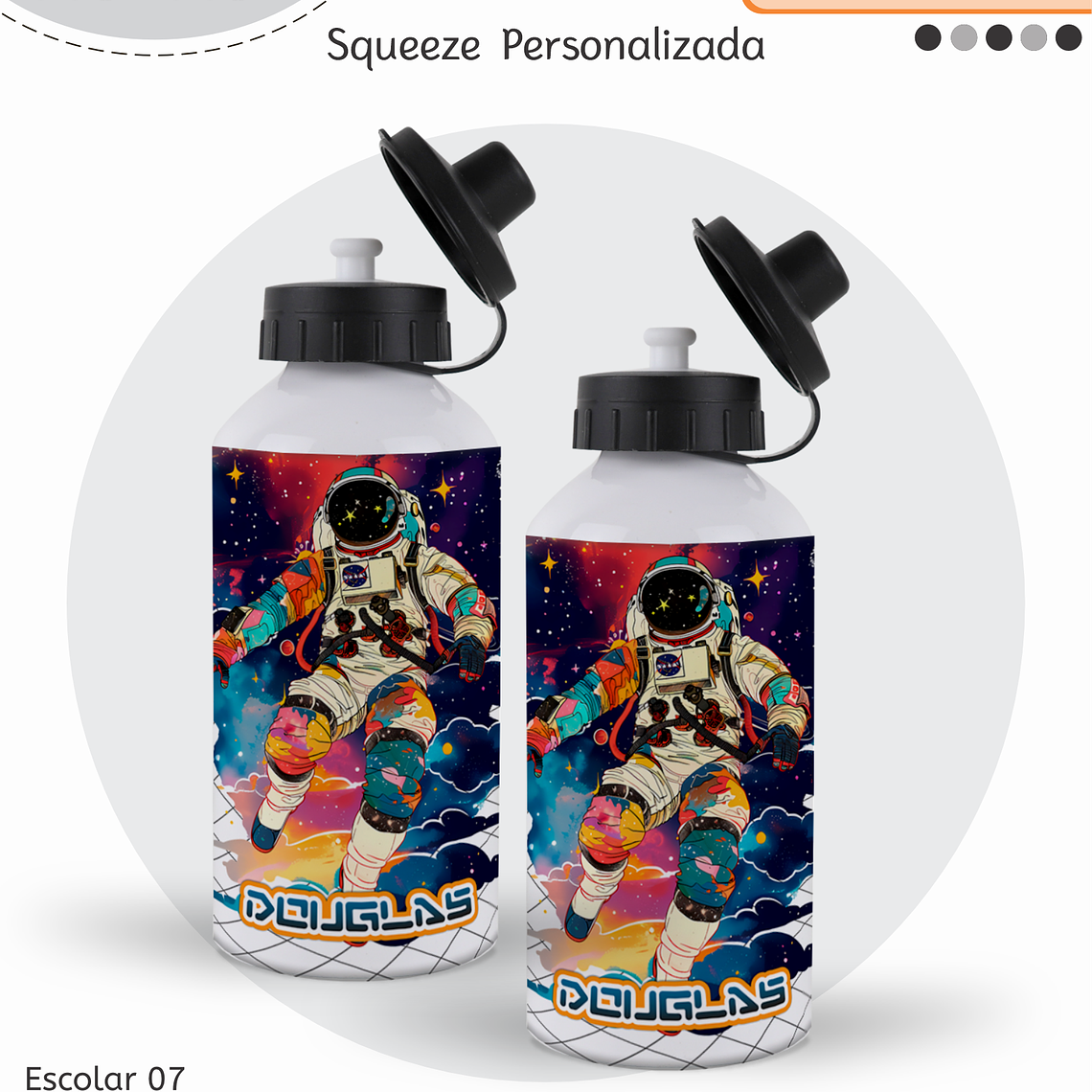 Arquivo Encadernação Kit Escolar - Astronauta 5