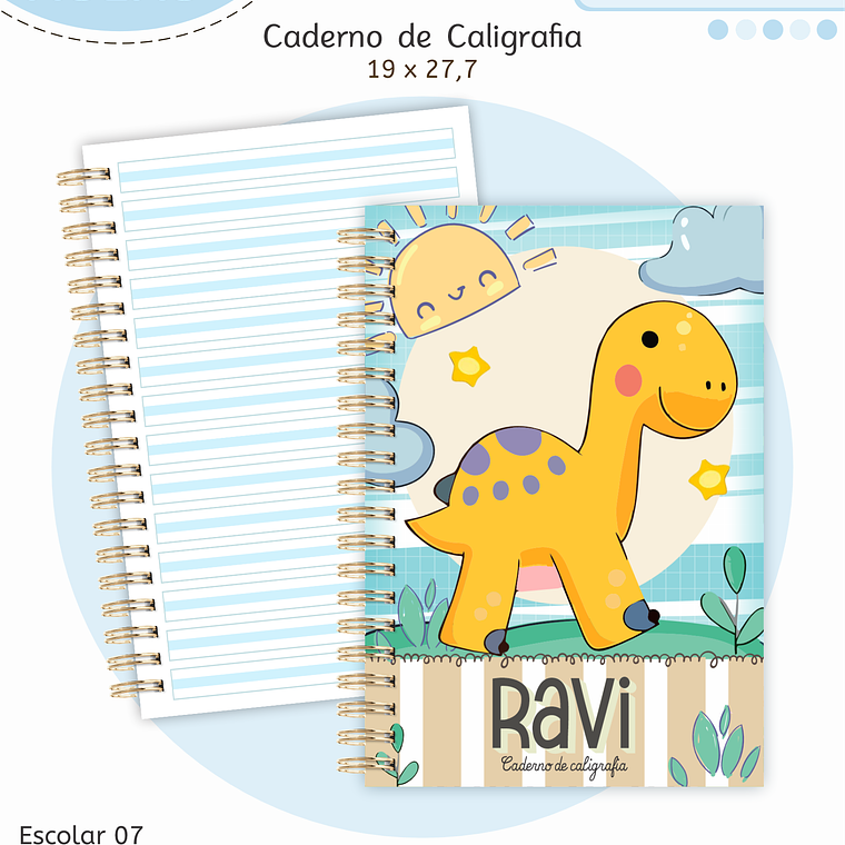 Arquivo Encadernação Kit Escolar - Cristão Menino 2