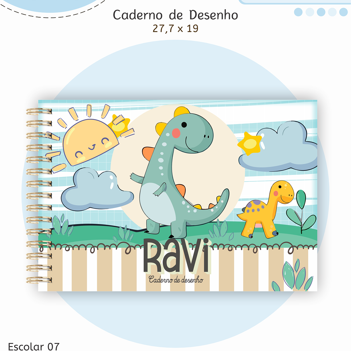 Arquivo Encadernação Kit Escolar - Cristão Menino 4