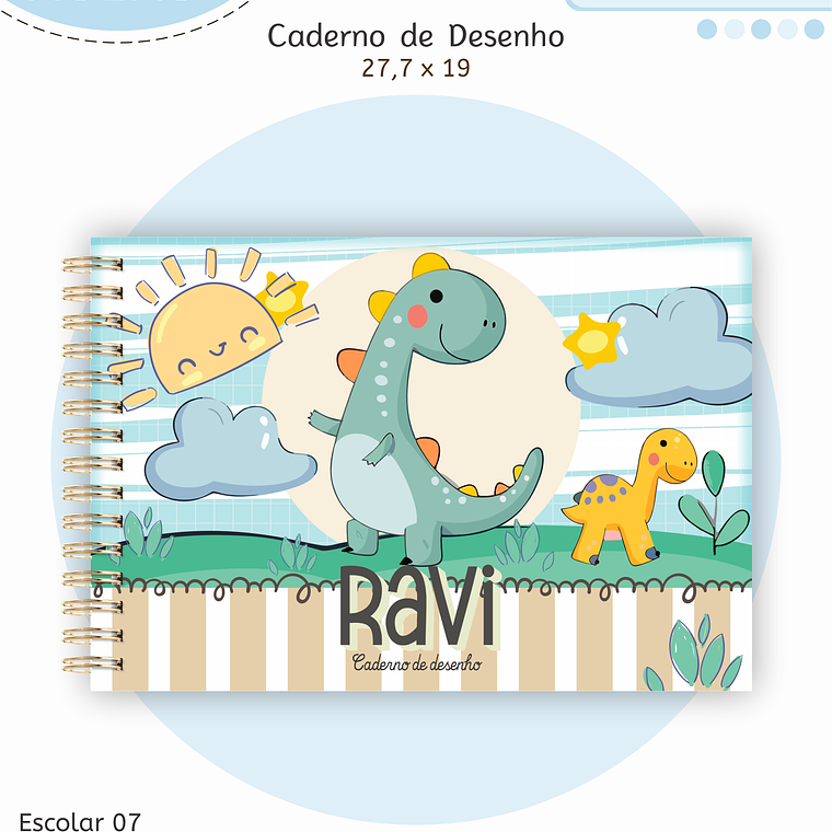 Arquivo Encadernação Kit Escolar - Cristão Menino 4