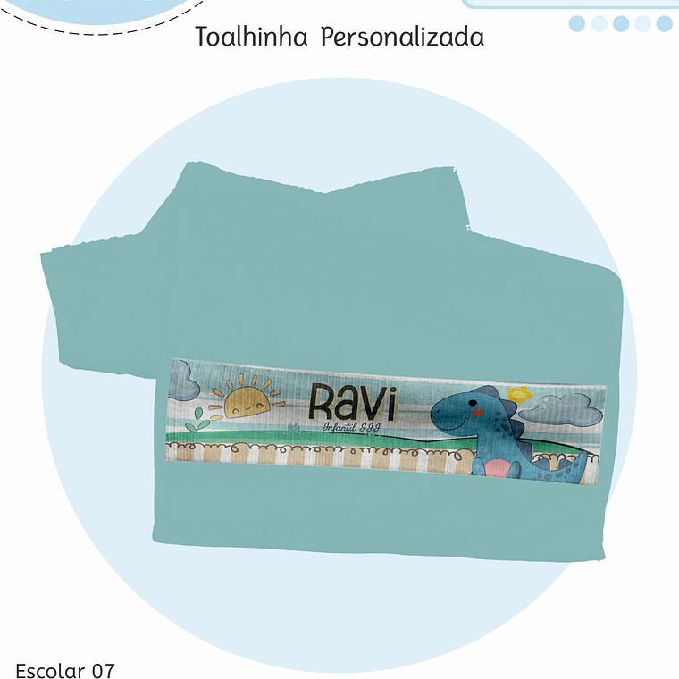 Arquivo Encadernação Kit Escolar - Dino 8