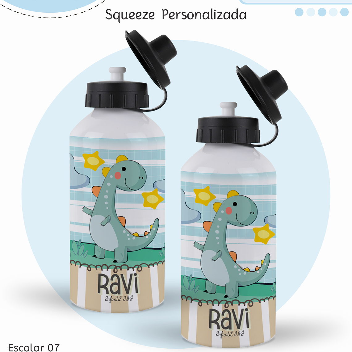 Arquivo Encadernação Kit Escolar - Dino 10