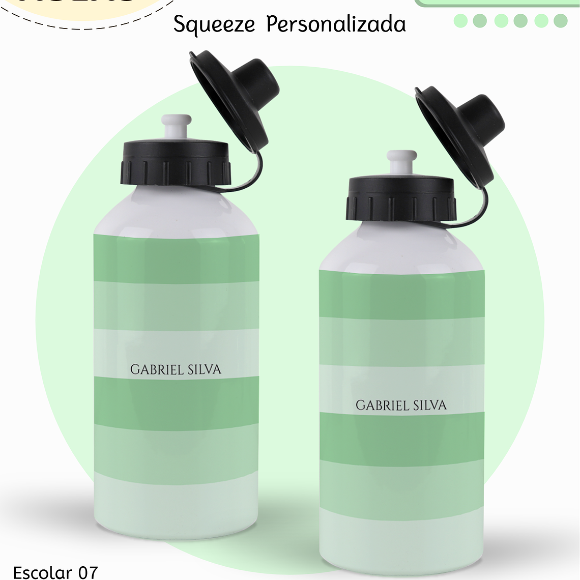 Arquivo Encadernação Kit Escolar - Verde Neutro 9